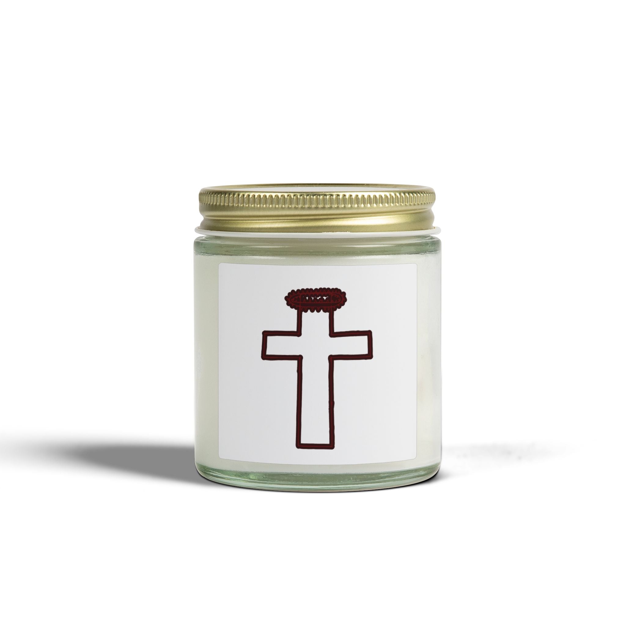 Crown of Thorns Scented Candles, Coconut Apricot Wax (4oz, 9oz)