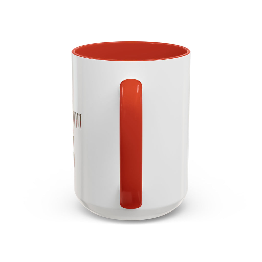Nailed to Cross Accent Coffee Mug (11, 15oz)