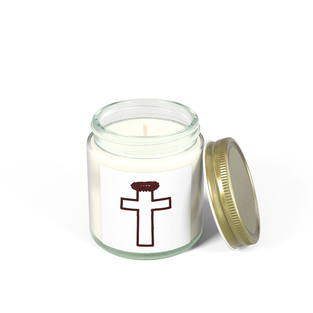Crown of Thorns Scented Candles, Coconut Apricot Wax (4oz, 9oz)