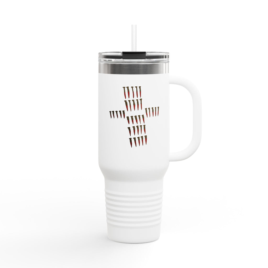 Nailed to Cross Insulated Travel Mug, 40oz