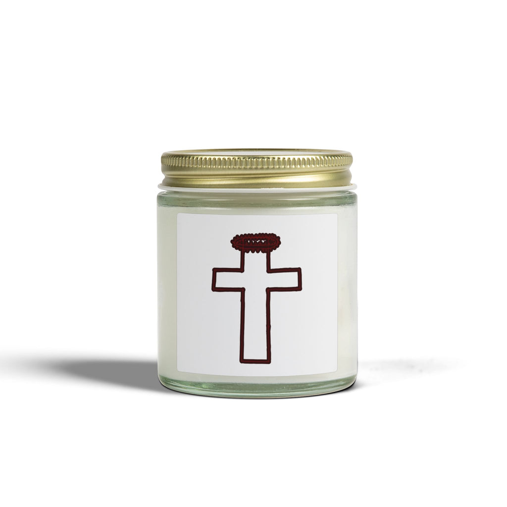 Crown of Thorns Scented Candles, Coconut Apricot Wax (4oz, 9oz)