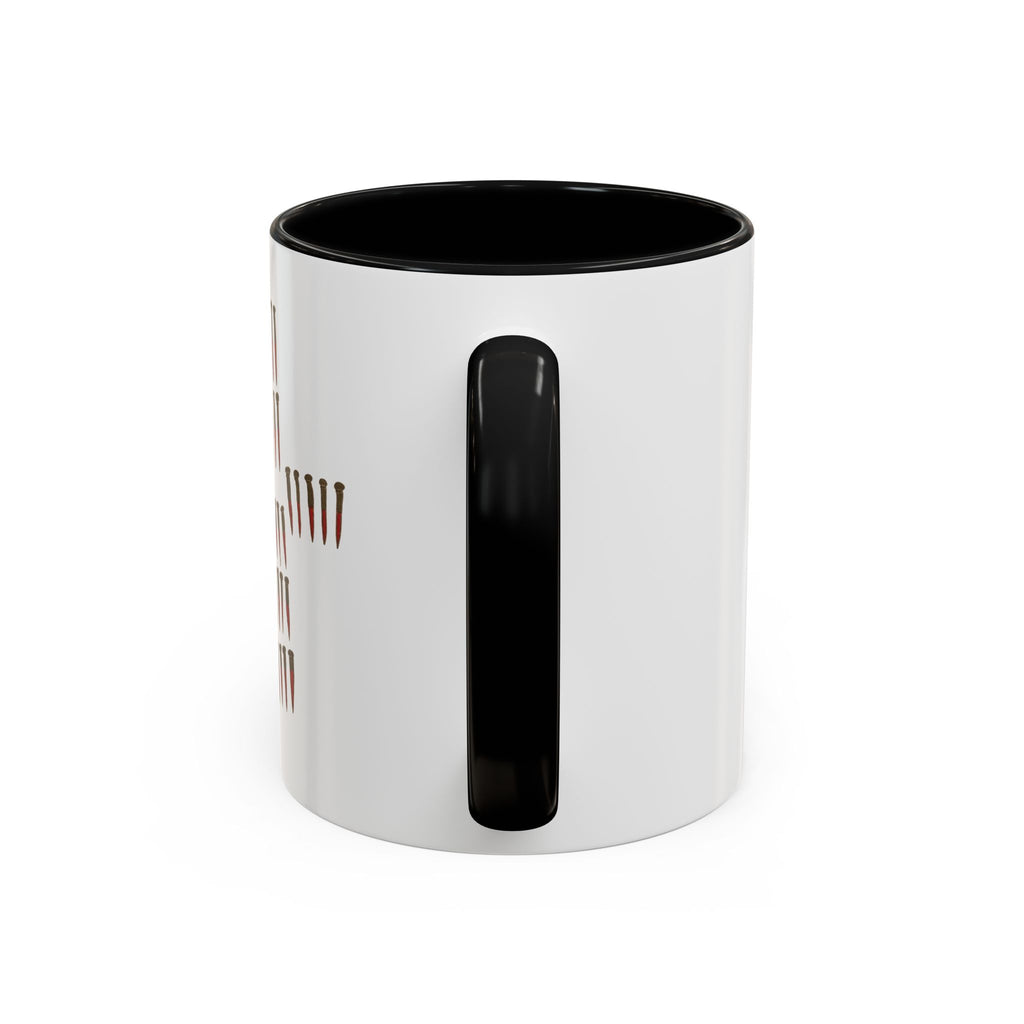 Nailed to Cross Accent Coffee Mug (11, 15oz)