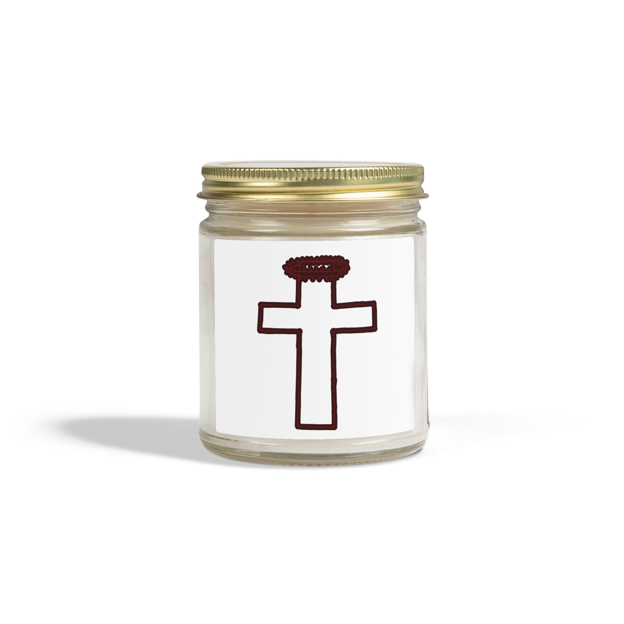 Crown of Thorns Scented Candles, Coconut Apricot Wax (4oz, 9oz)