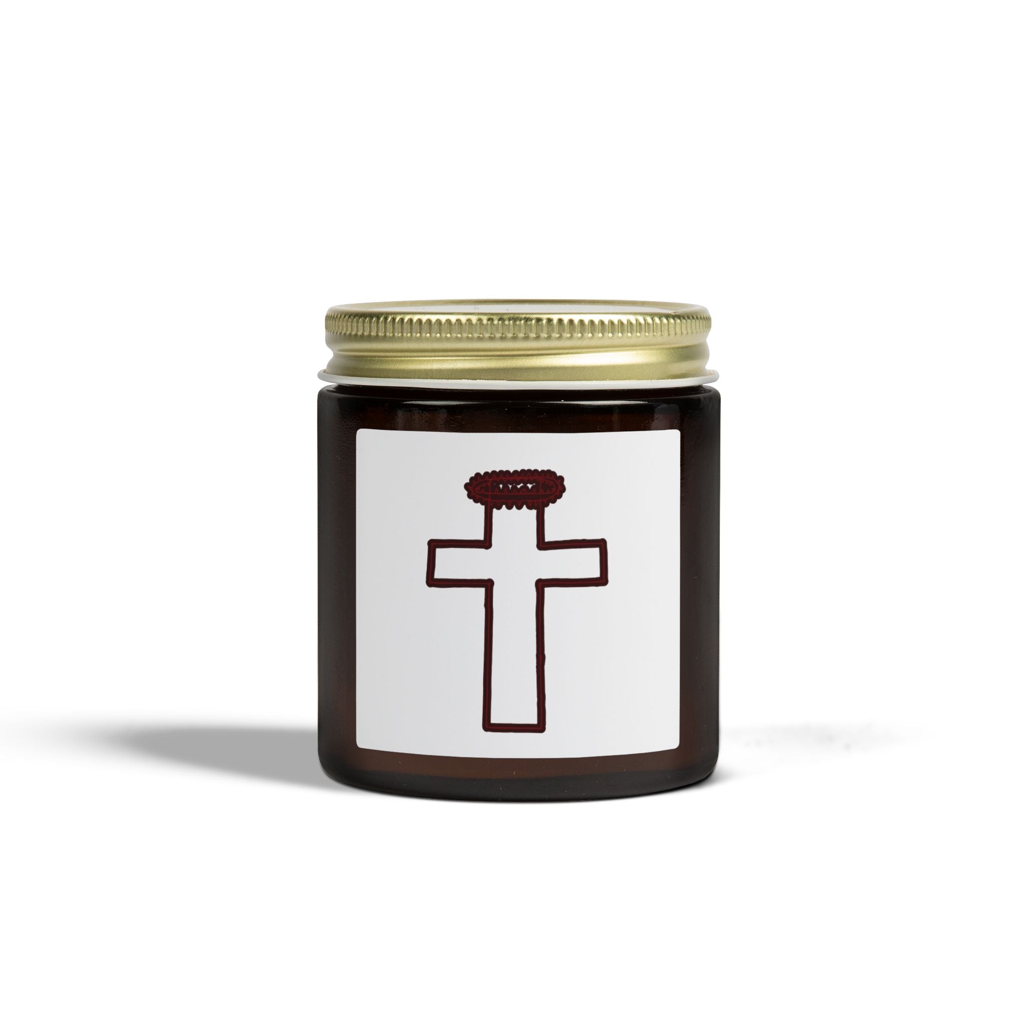 Crown of Thorns Scented Candles, Coconut Apricot Wax (4oz, 9oz)