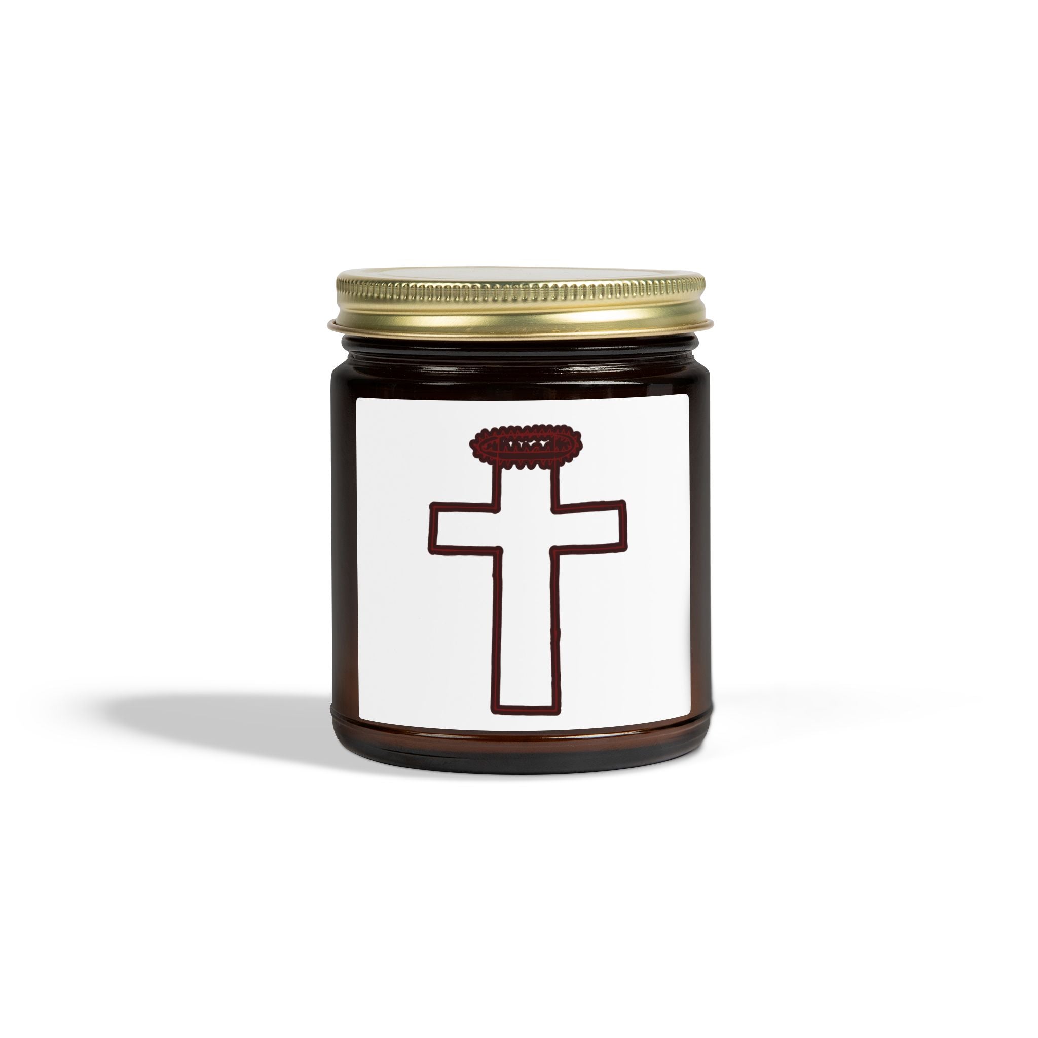 Crown of Thorns Scented Candles, Coconut Apricot Wax (4oz, 9oz)
