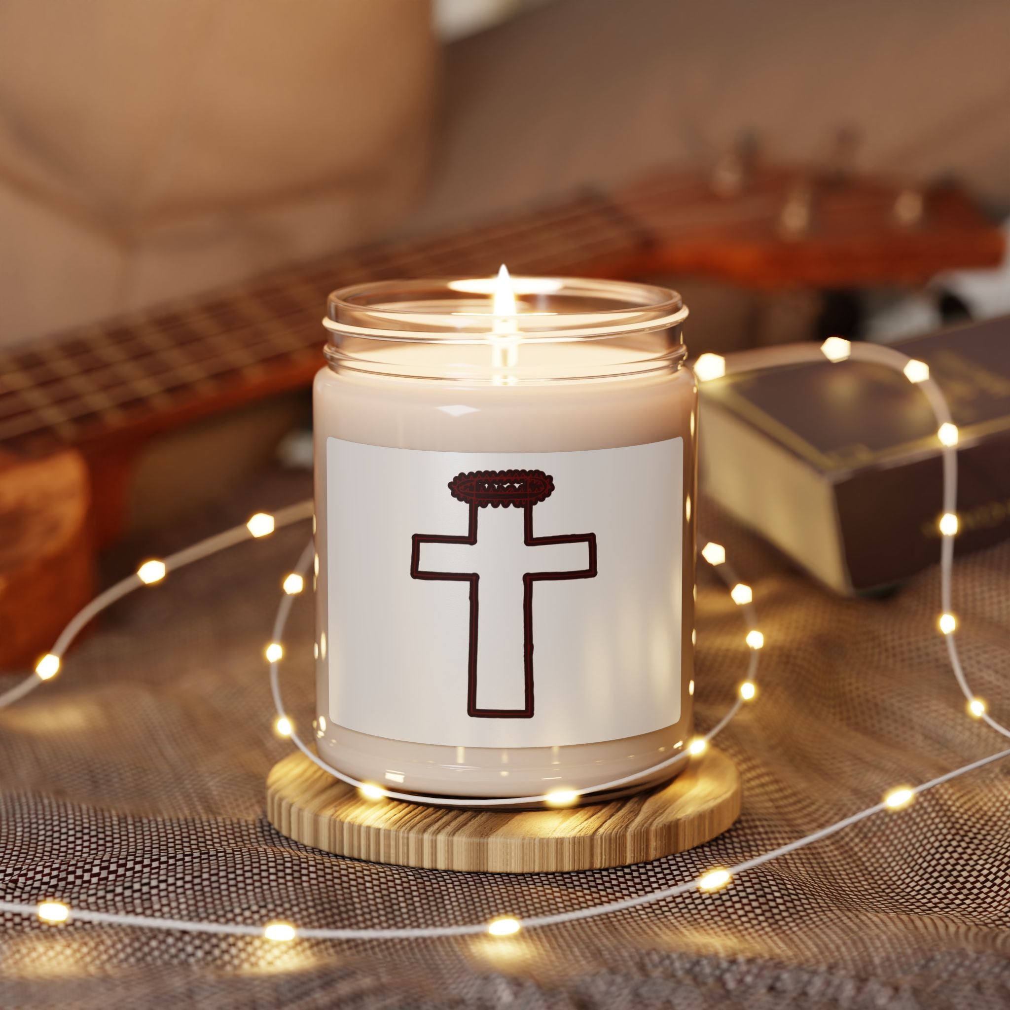 Crown of Thorns Scented Soy Candle, 9oz