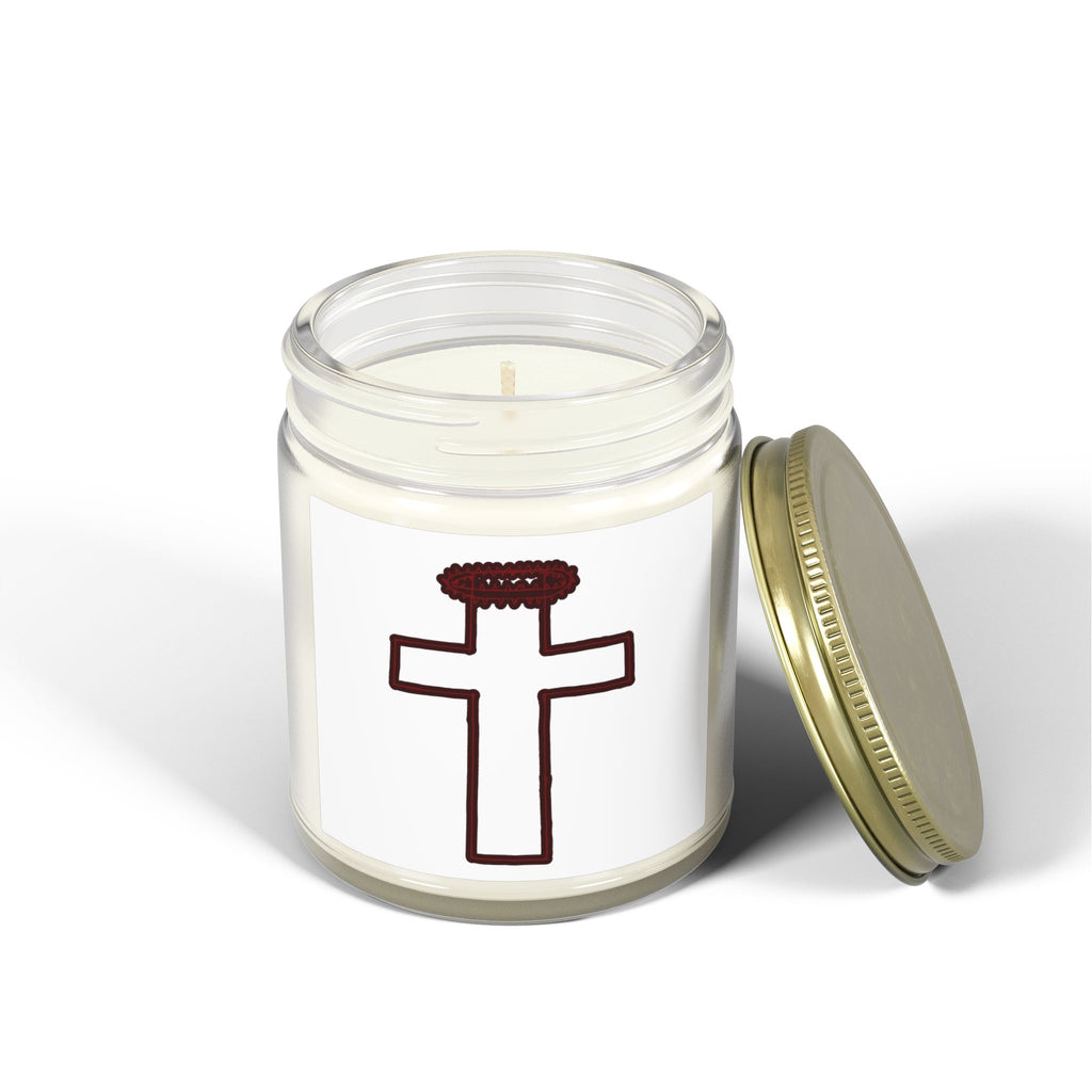 Crown of Thorns Scented Candles, Coconut Apricot Wax (4oz, 9oz)