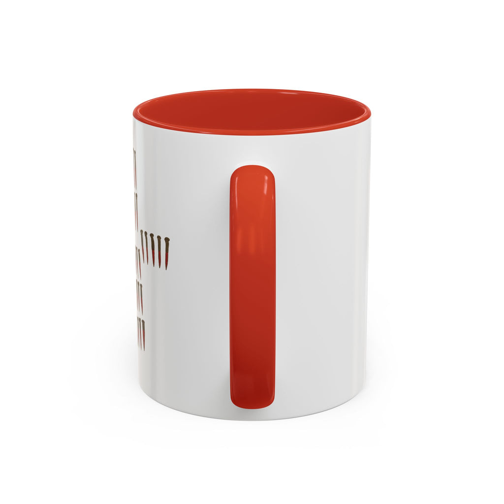 Nailed to Cross Accent Coffee Mug (11, 15oz)