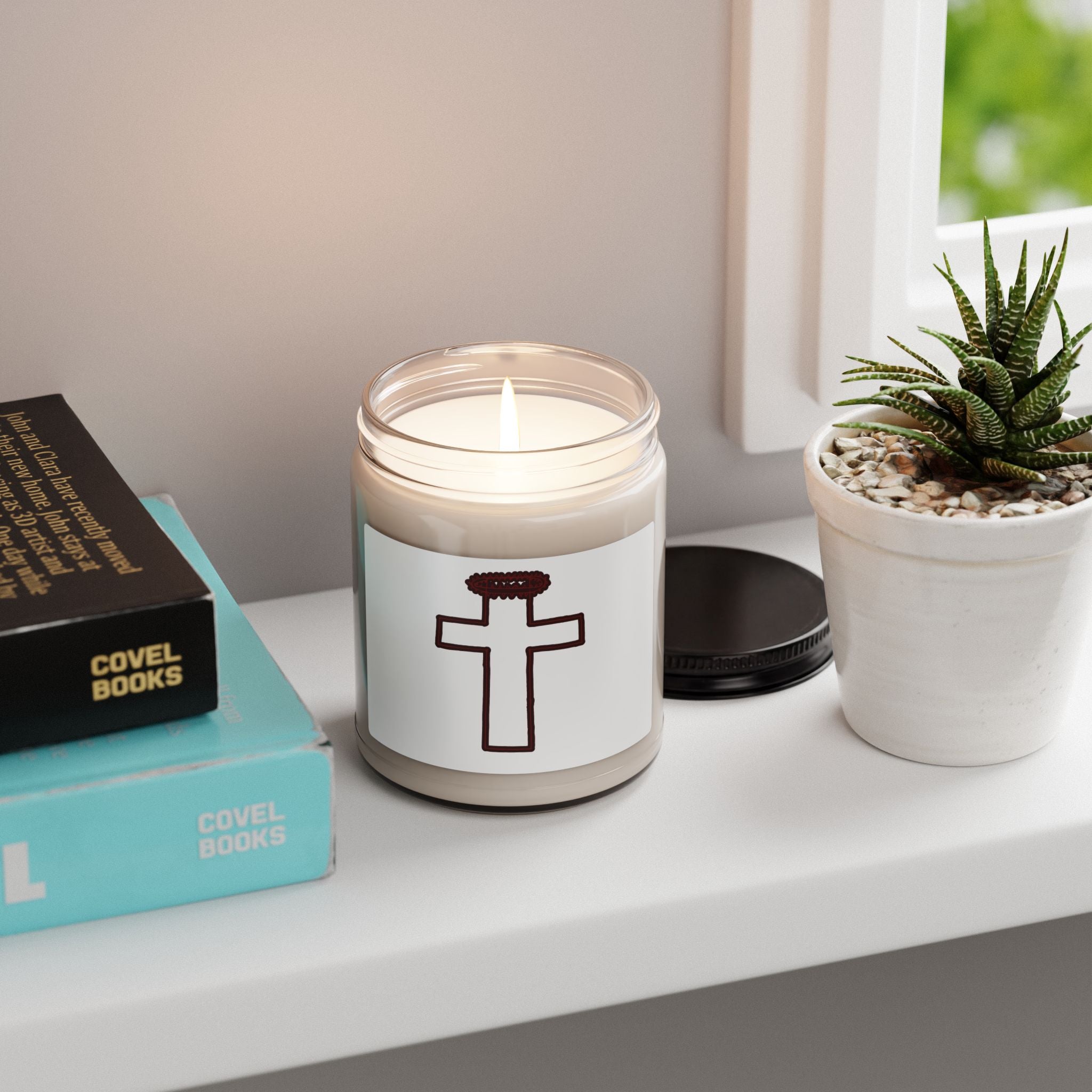 Crown of Thorns Scented Soy Candle, 9oz